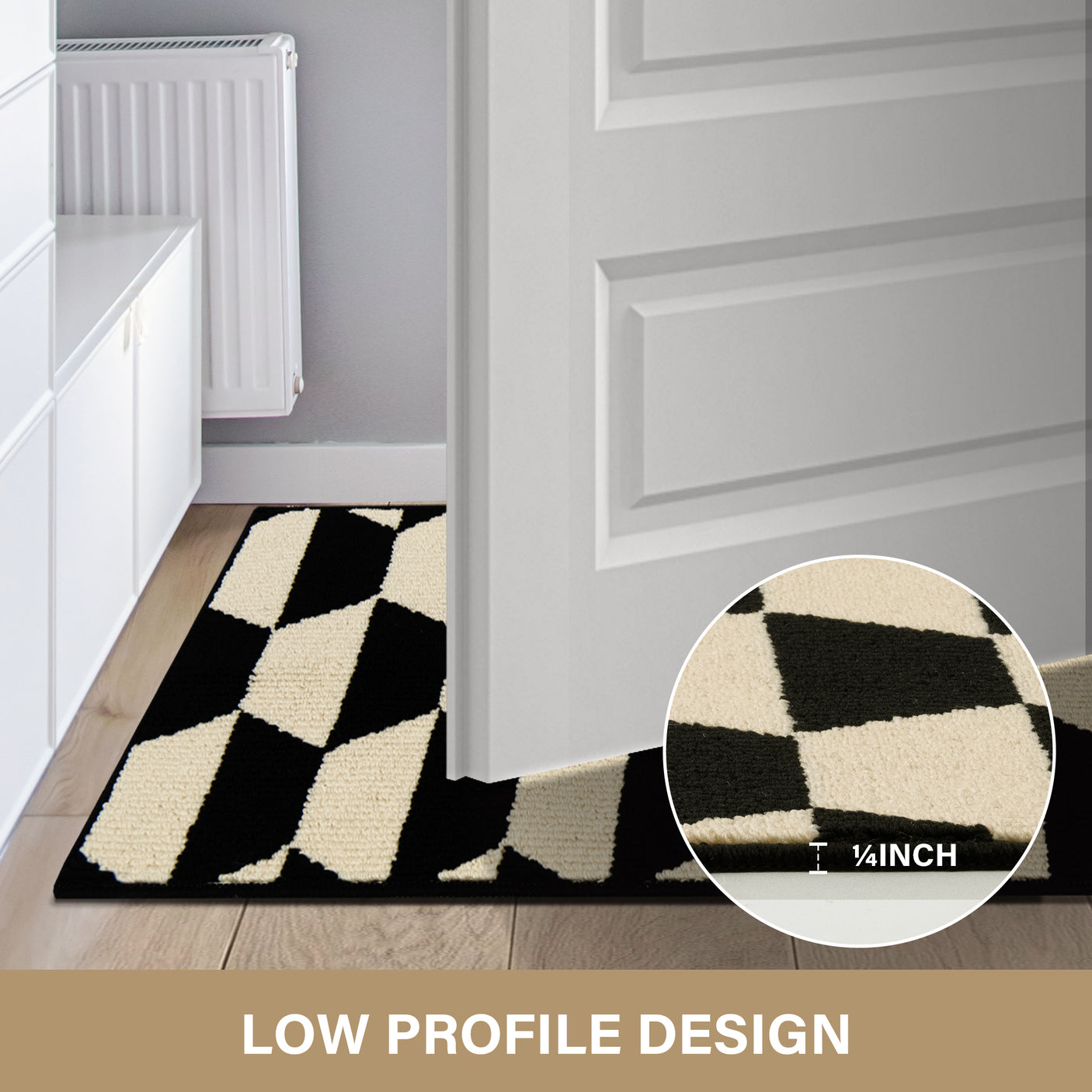 Indoor Doormat - Diamond Pattern for 7 Size