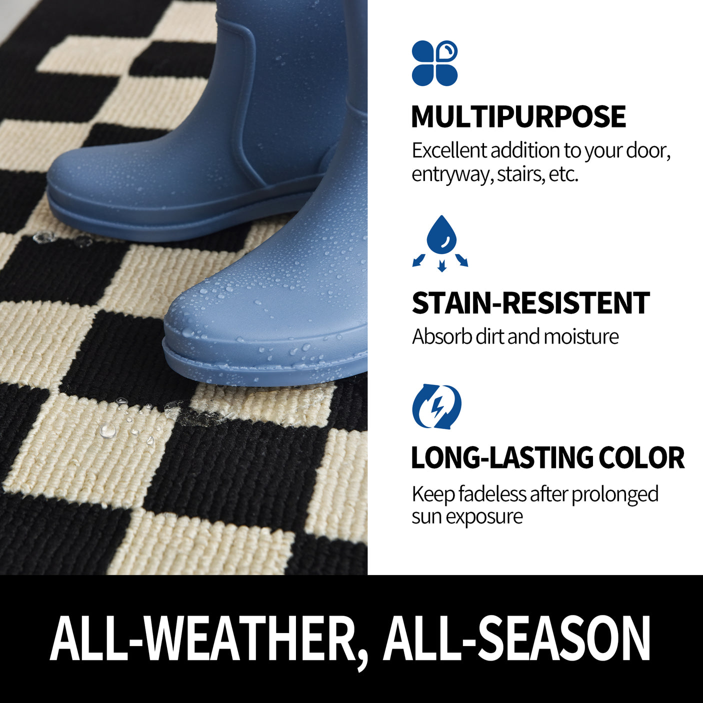 🍀Non-Slip Front Door Mats