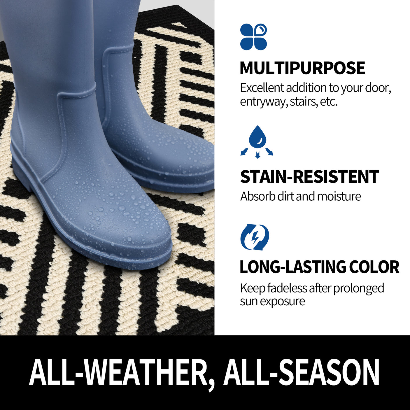 🍀Non-Slip Front Door Mats