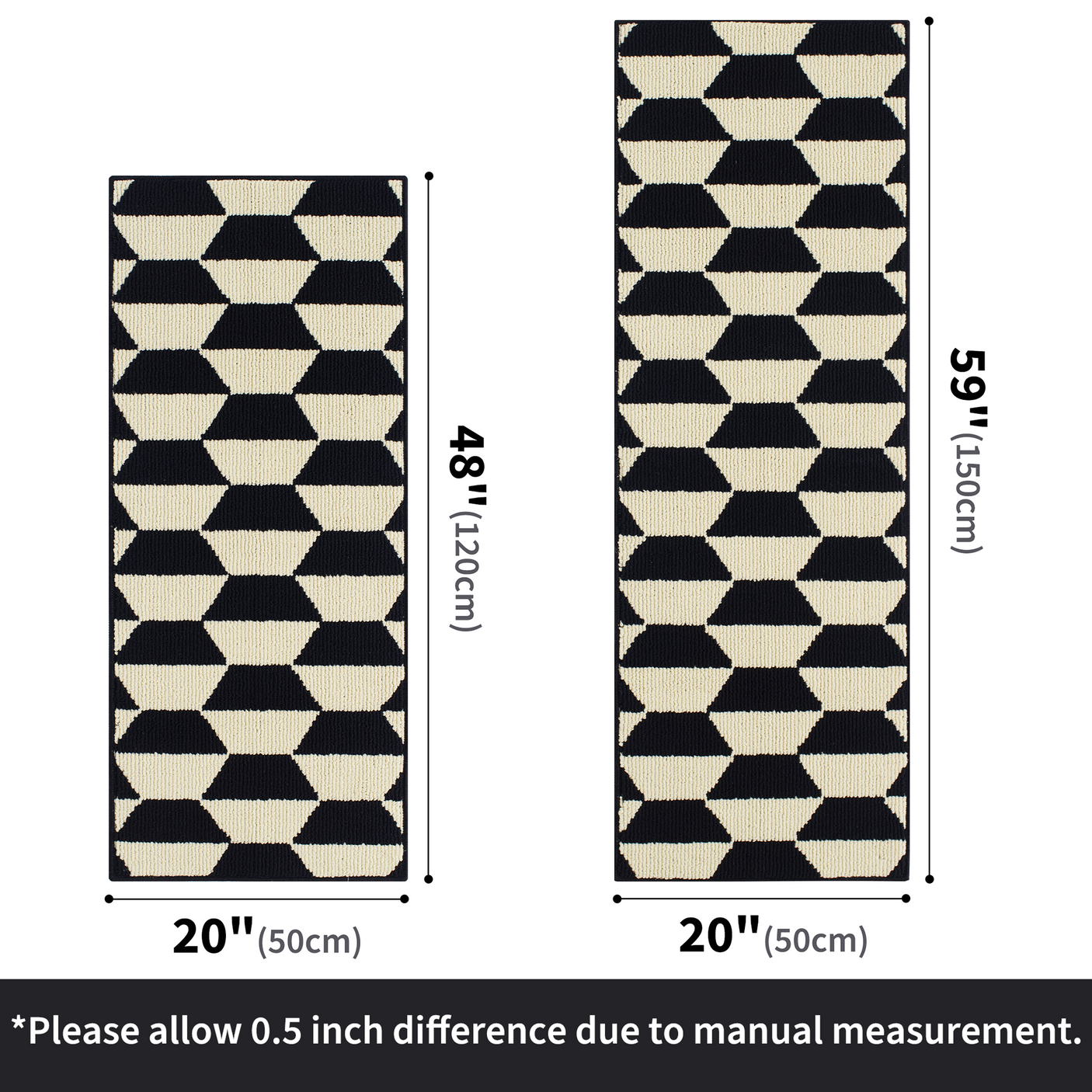 Indoor Doormat - Diamond Pattern for 7 Size