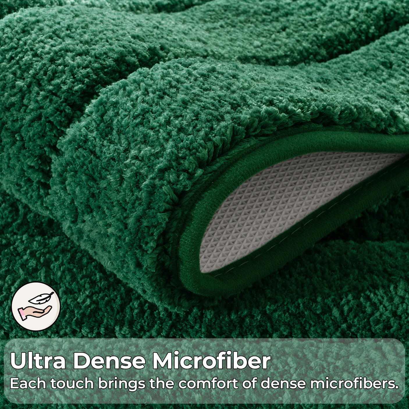 Christmas Red & Green Bath Rug