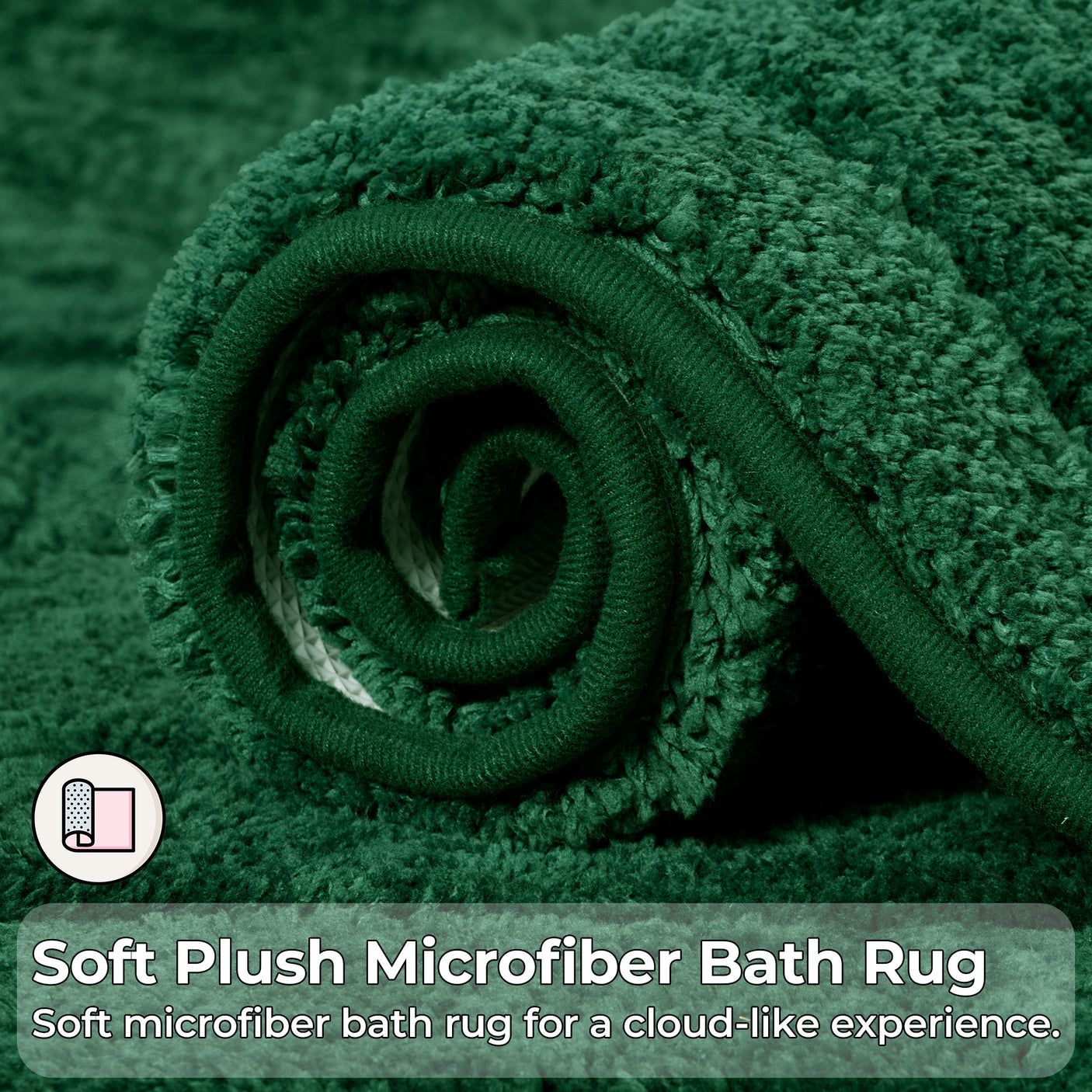 Christmas Red & Green Bath Rug