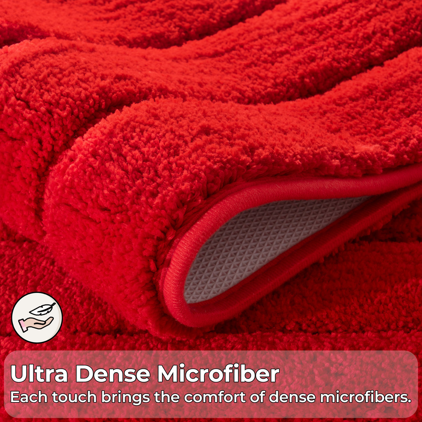 Christmas Red & Green Bath Rug