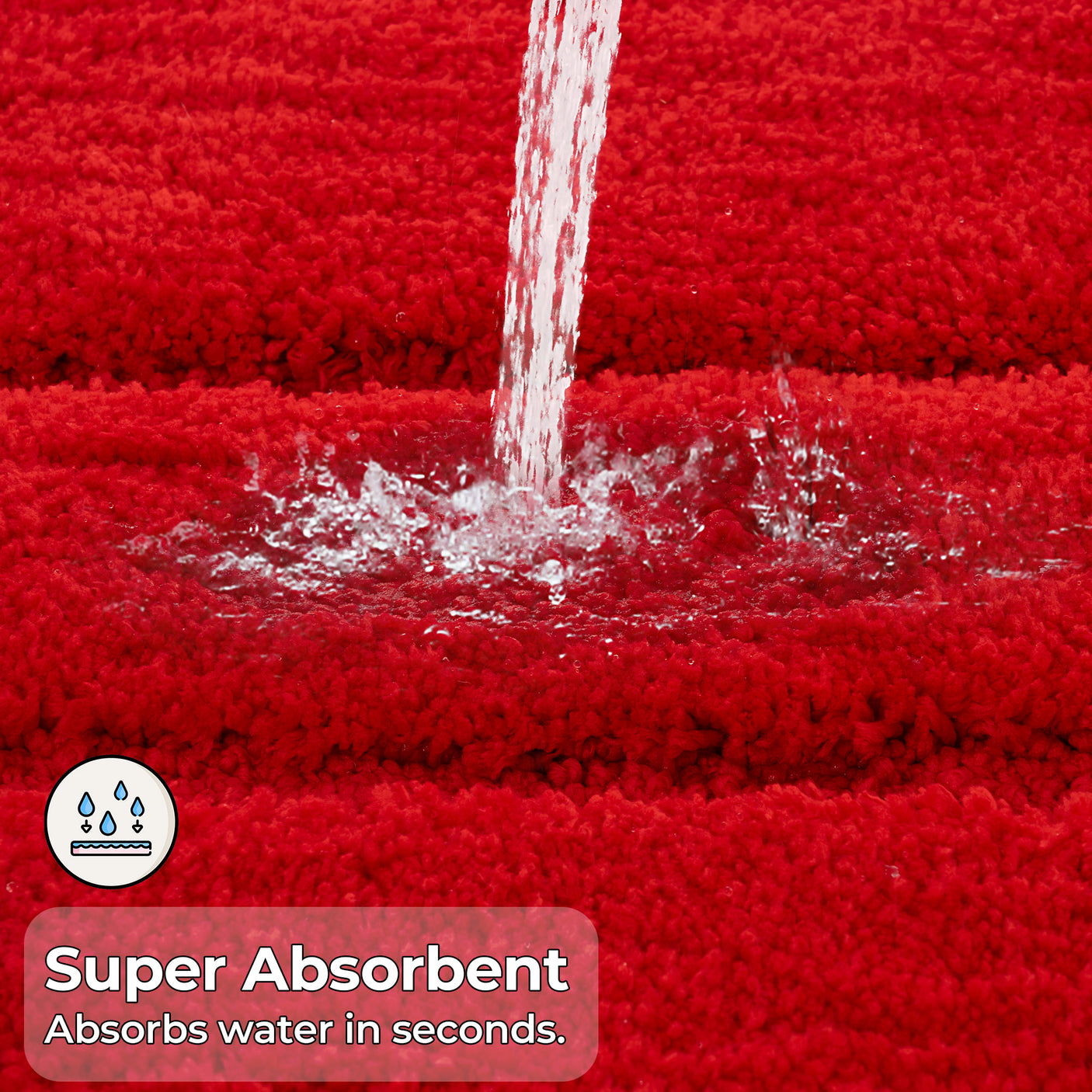 Christmas Red & Green Bath Rug