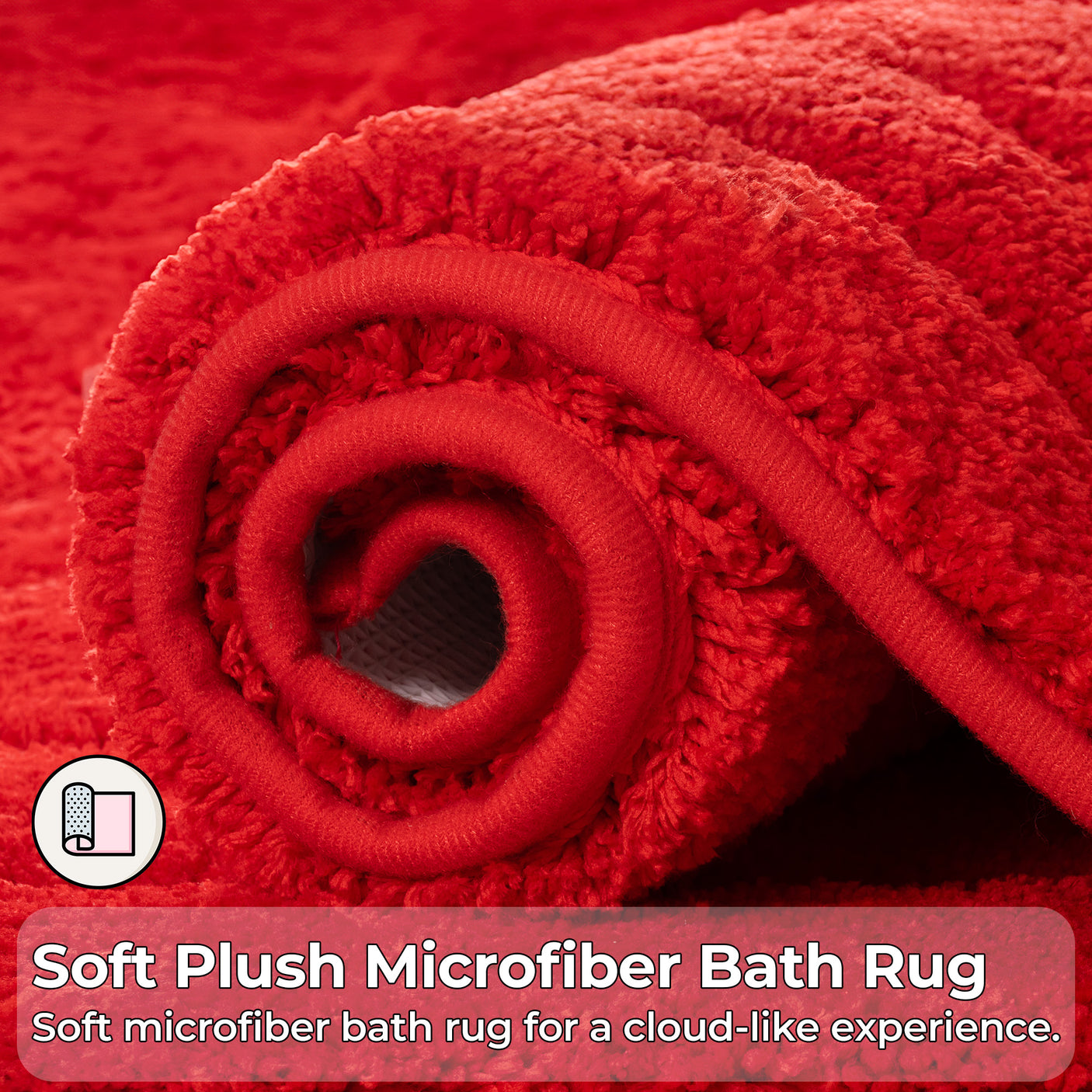 Christmas Red & Green Bath Rug