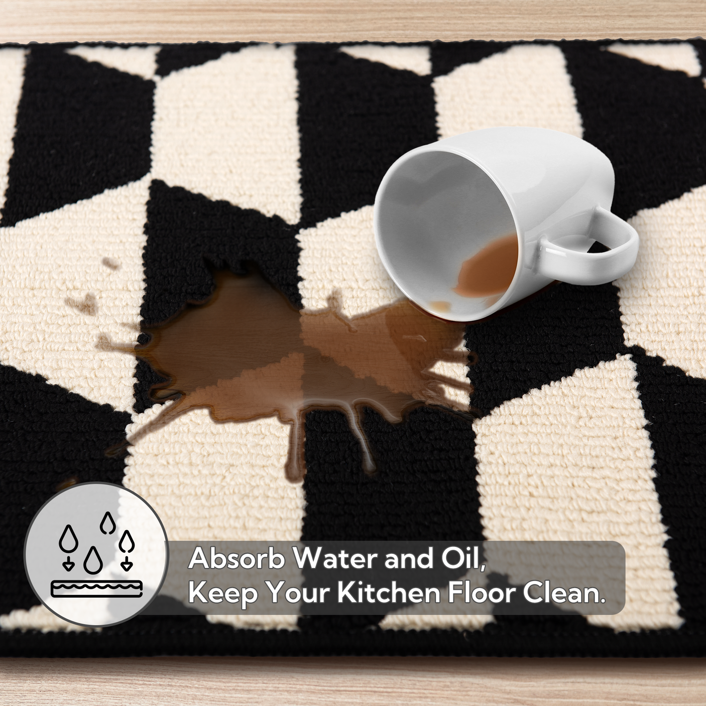 Non-slip Kitchen Runner Rugs