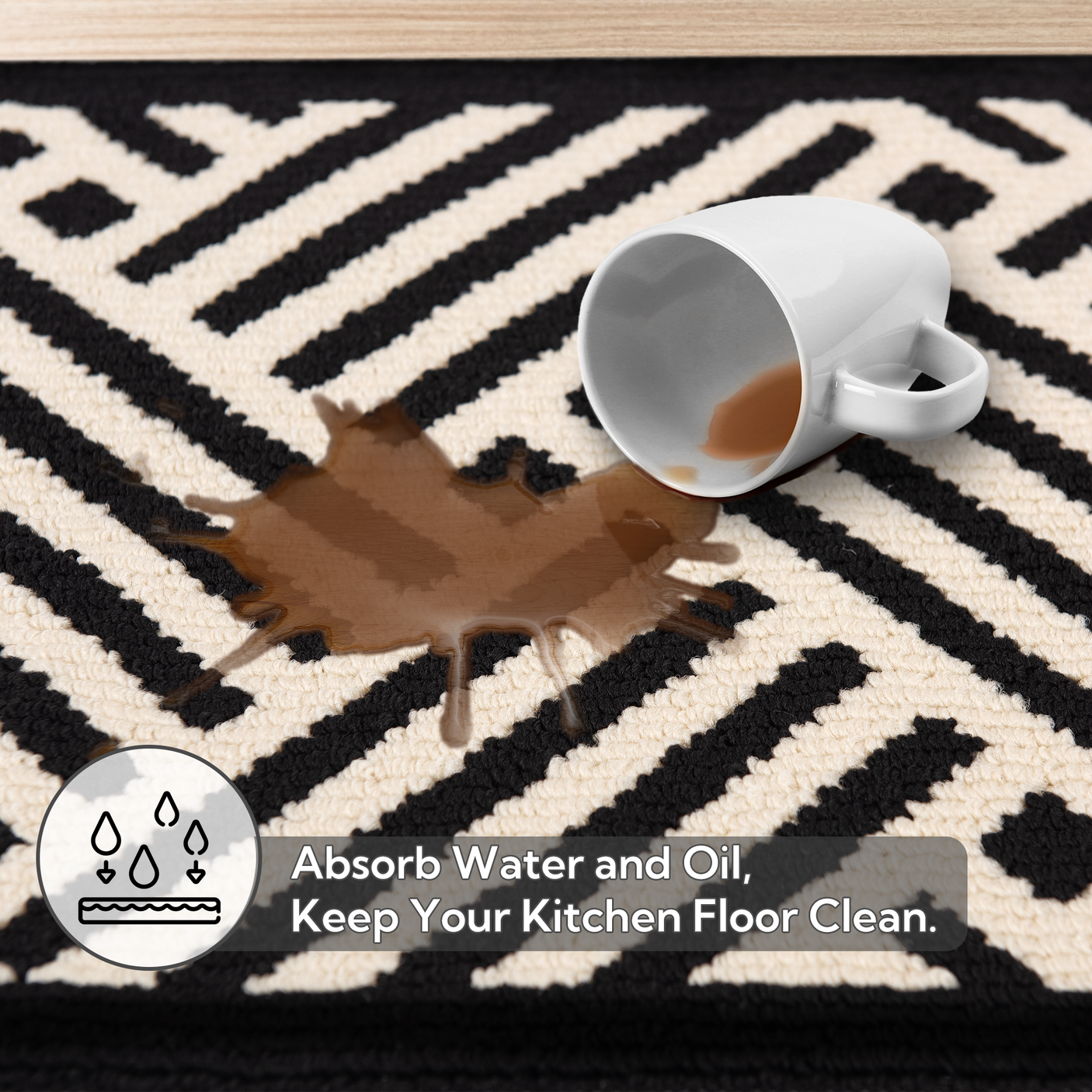 Non-slip Kitchen Runner Rugs