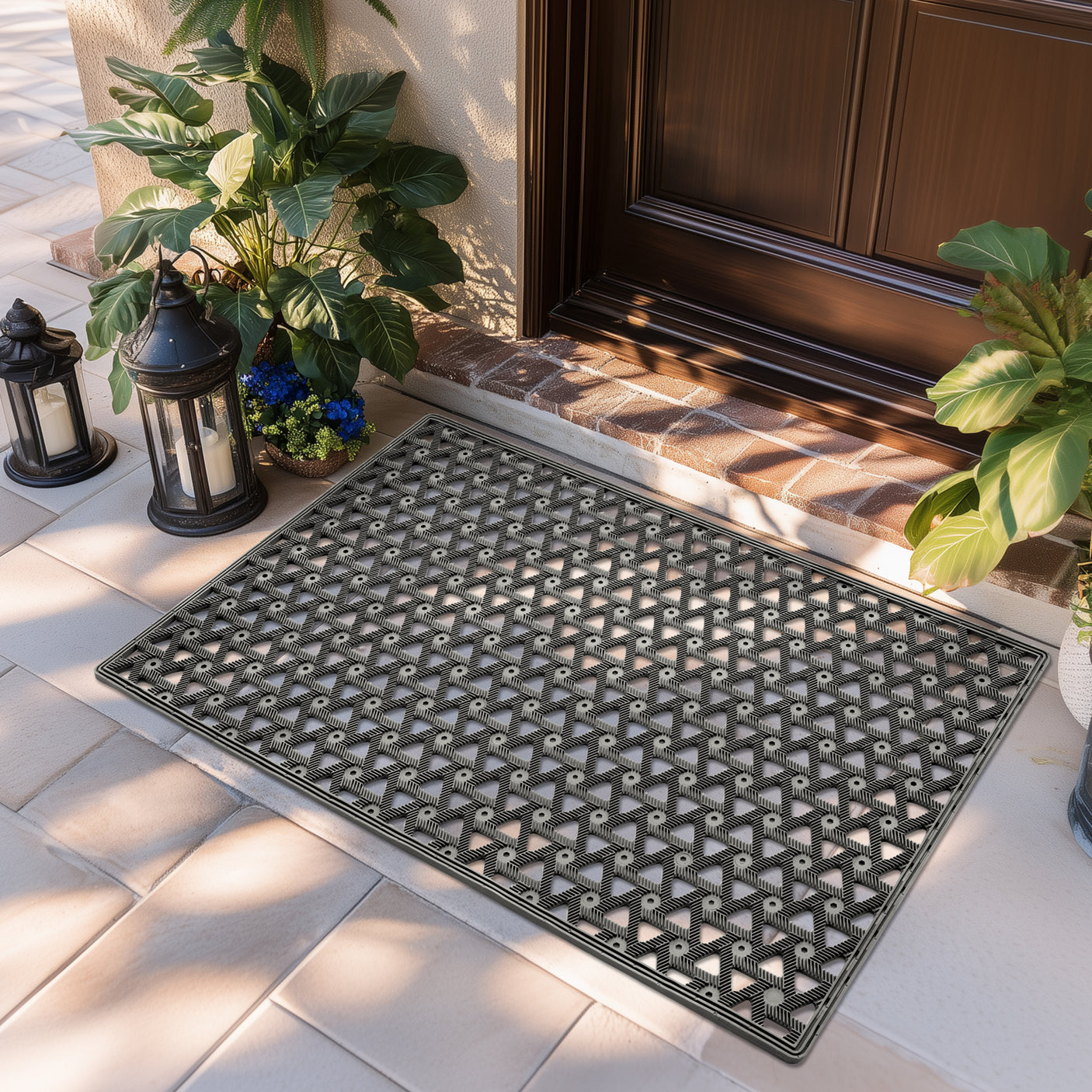 TPE Front Door Mat, Anti Fatigue Rubber Mat