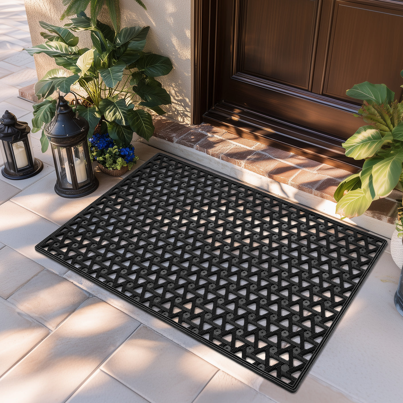 TPE Front Door Mat, Anti Fatigue Rubber Mat