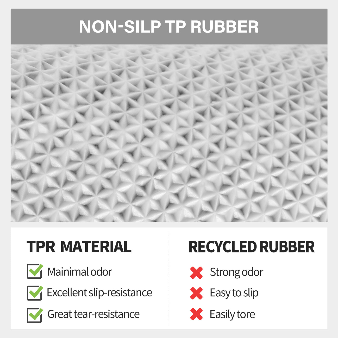 Soild Front Door Mat, 20 x 30/ 24 x 36 inches for Two Color