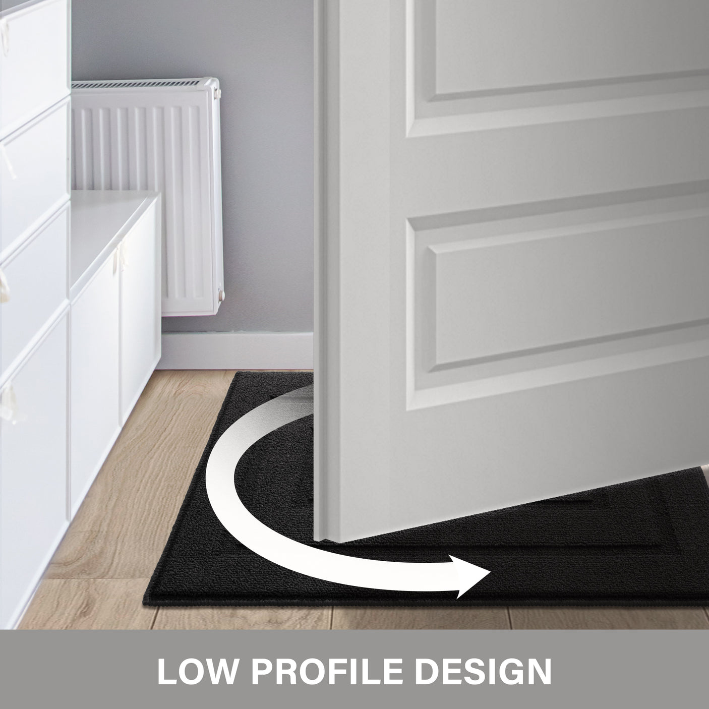 Soild Front Door Mat, 20 x 30/ 24 x 36 inches for Two Color