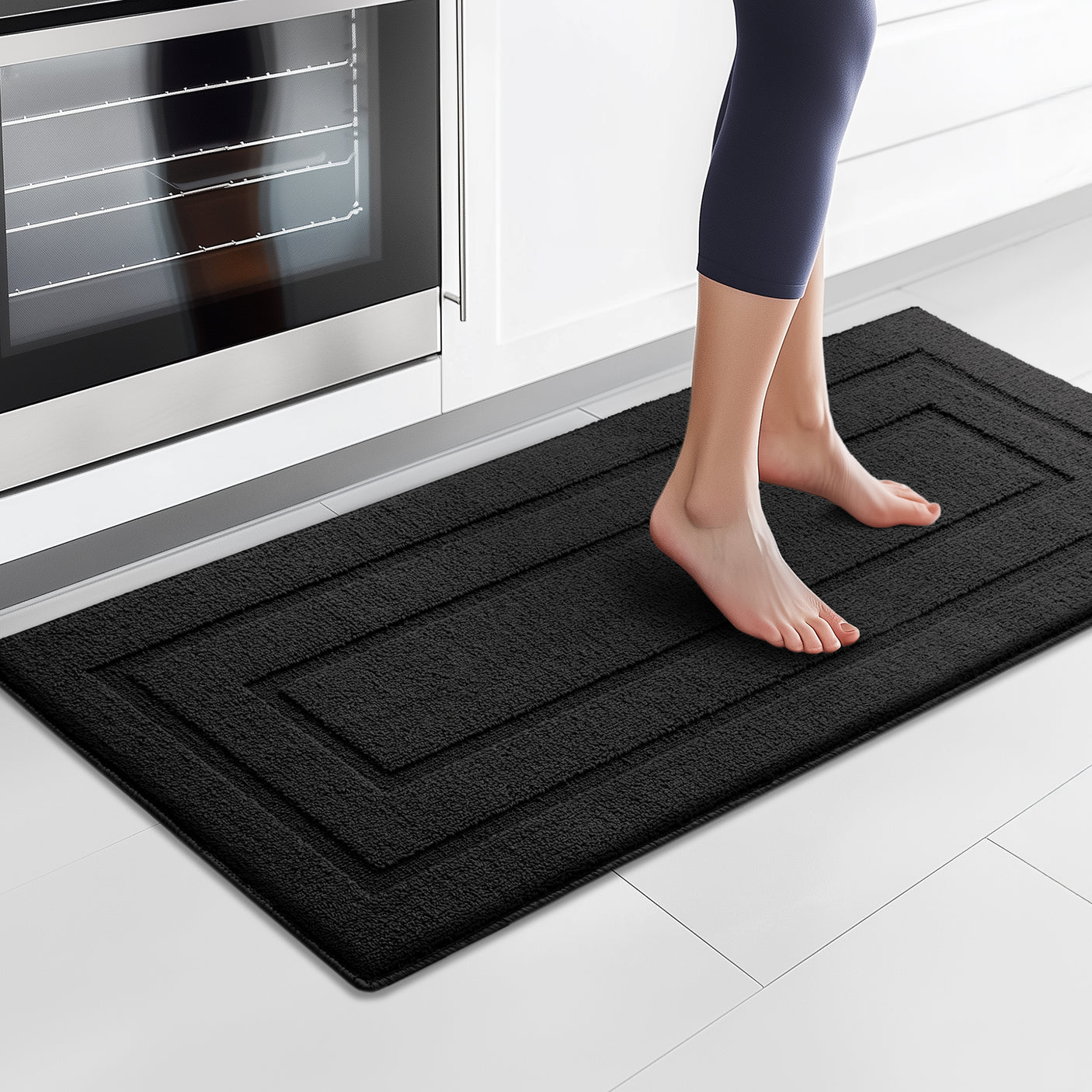 Kitchen Mats for Floor, 2 Color for 2 Sizes, 20" x 32", 20" x 47"