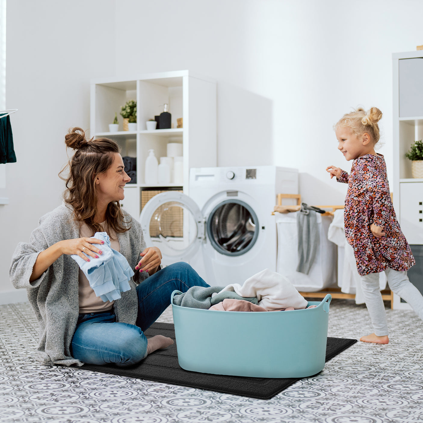 Kitchen Mats for Floor, 2 Color for 2 Sizes, 20" x 32", 20" x 47"