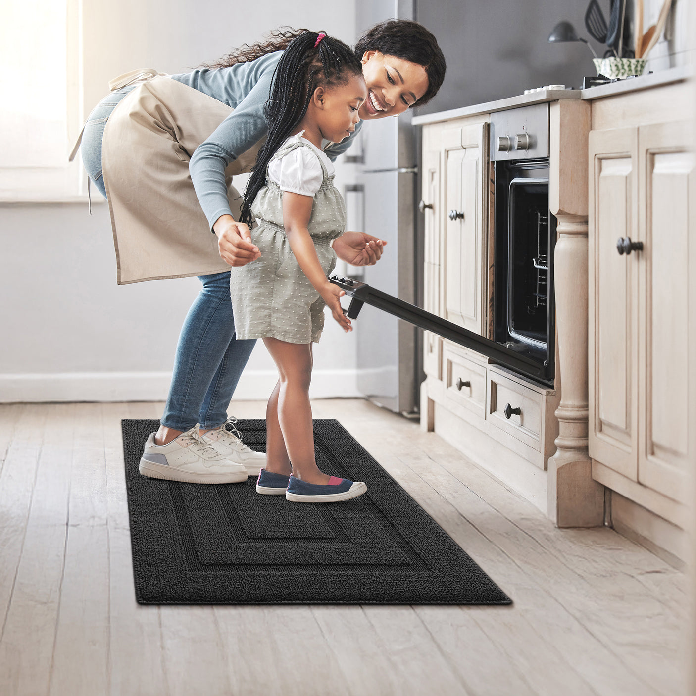 Kitchen Mats for Floor, 2 Color for 2 Sizes, 20" x 32", 20" x 47"