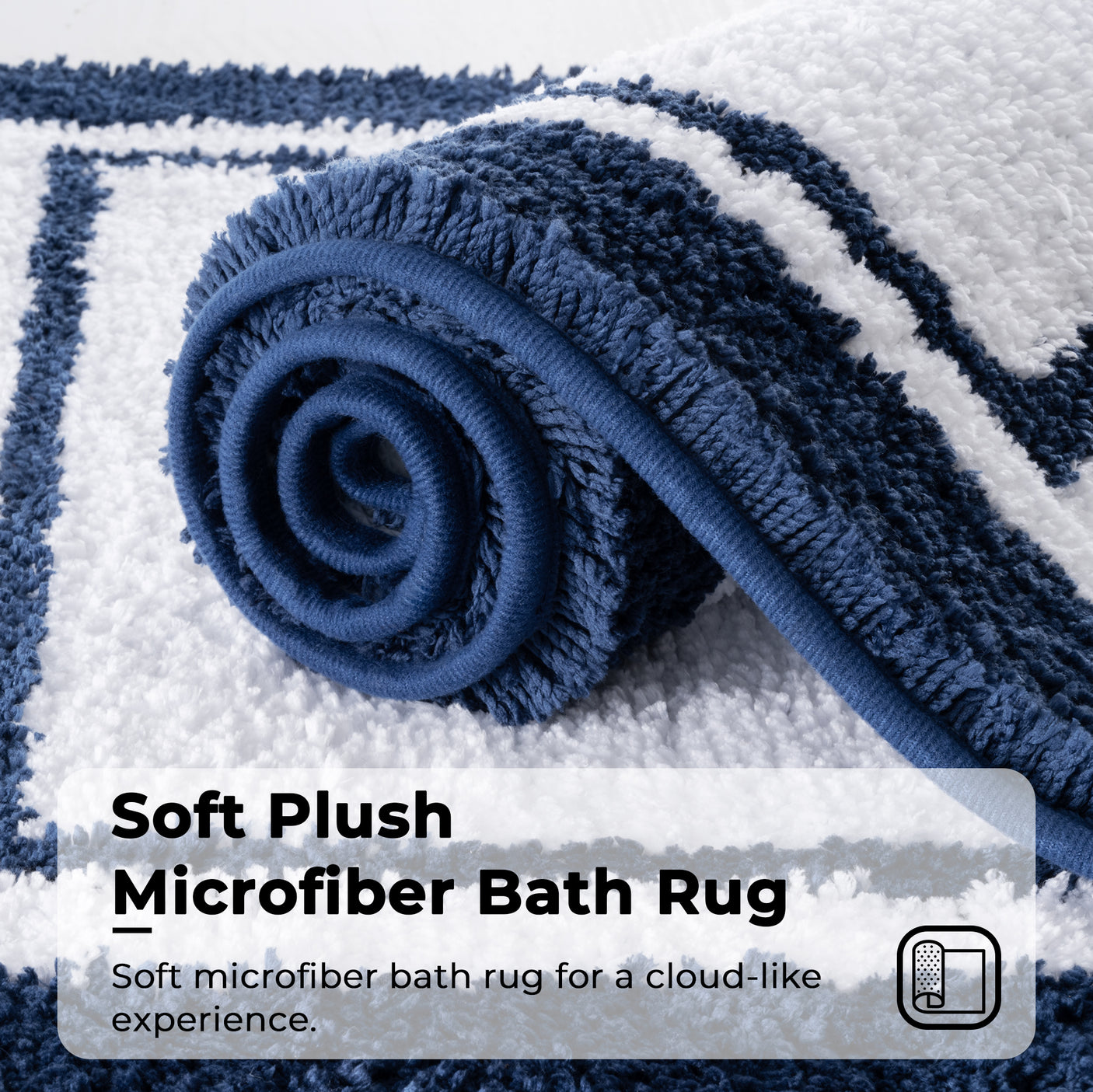 Blue Series - Microfiber Bath Mats