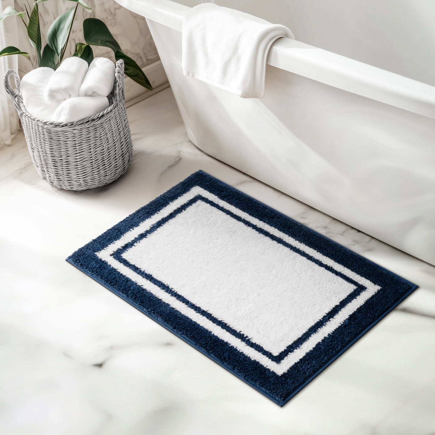 Blue Series - Microfiber Bath Mats