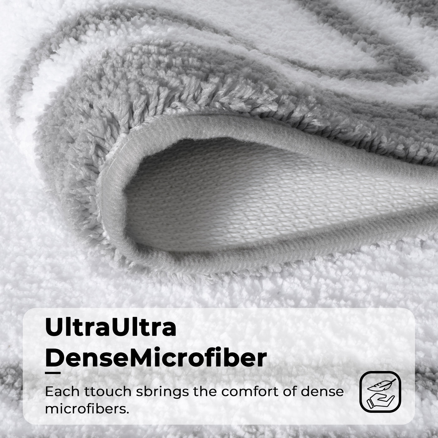 Microfiber Bath Mats - 3 color for 2 sizes