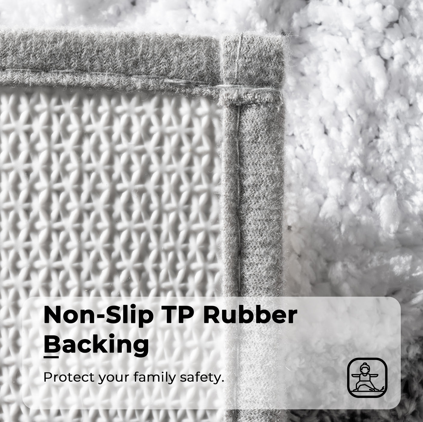 Microfiber Bath Mats - 3 color for 2 sizes