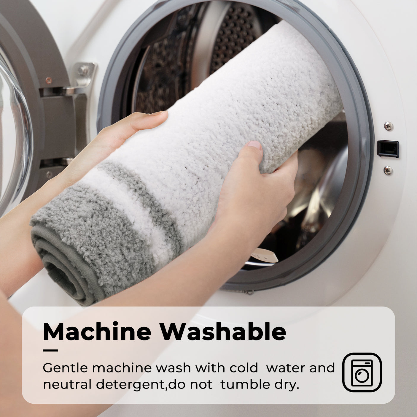 Microfiber Bath Mats - 3 color for 2 sizes