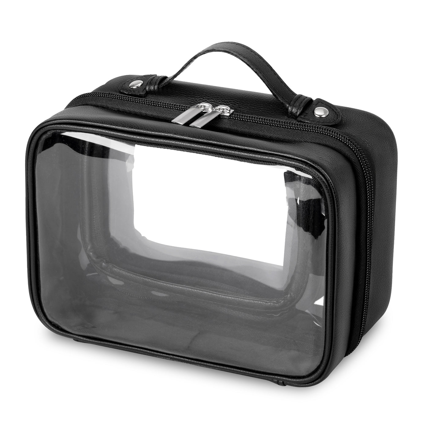 Granny’s Black Series - TSA Approved Clear Makeup Bag for 2 Size