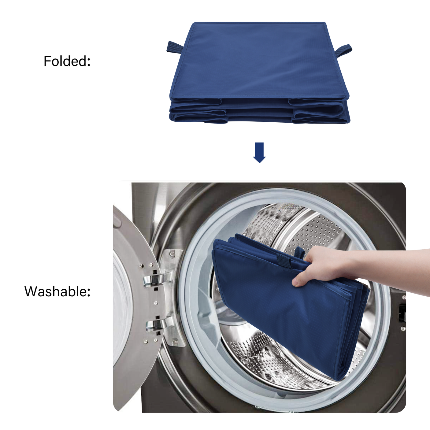 ๐3-Shelf Hanging Closet Organizer