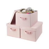 Fabric Storage Bins with Lids, 3 Pack