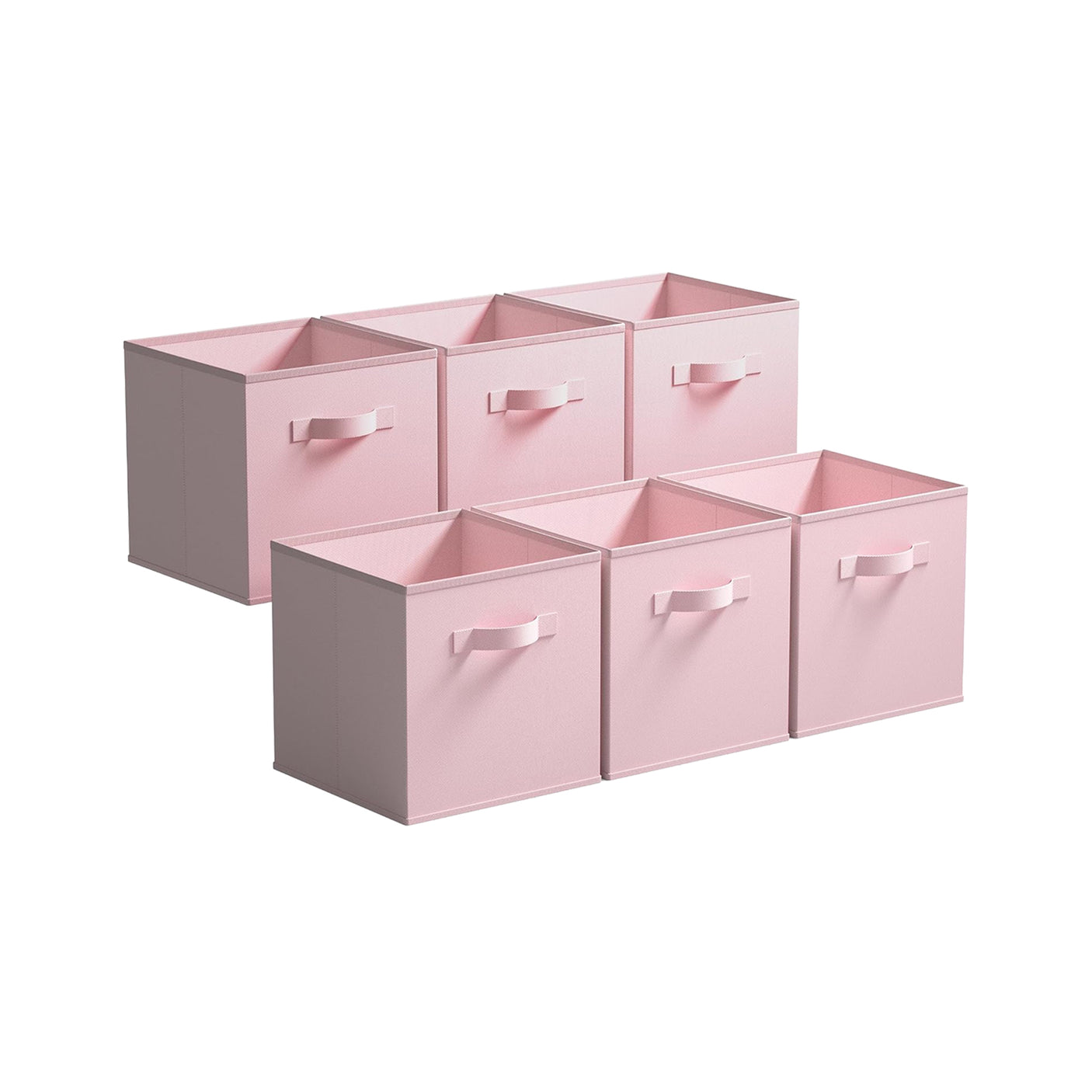 Cube Storage Bins, 13 x 13 inches, 6 Pack