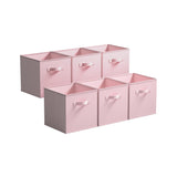 Cube Storage Bins, 13 x 13 inches, 6 Pack