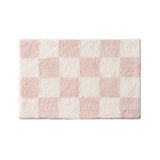 Checkered Bathroom Rugs