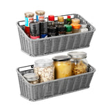 2-Pack Wicker Hanging Basket
