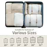 Packing Cubes, 8 in 1 Set