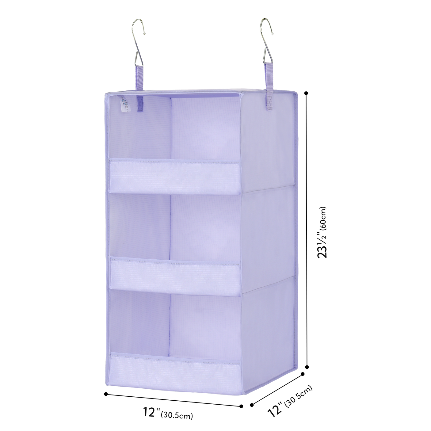 3-Shelf Collapsible Hanging Closet Organizer