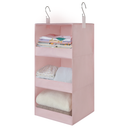 3-Shelf Collapsible Hanging Closet Organizer