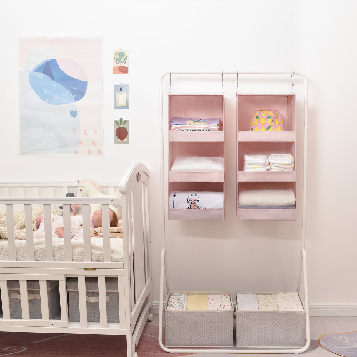 🍀3-Shelf Hanging Closet Organizer