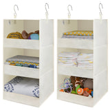 3-Shelf Foldable Hanging Shelves, 2 Pack