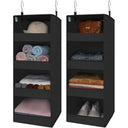 4-Shelf Fabric Hanging Organizer, 2 Pack
