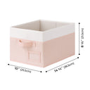 Granny's Colorful Series - 3 Pcs Fabric Storage Bins for 2 Sizes & 3 Color