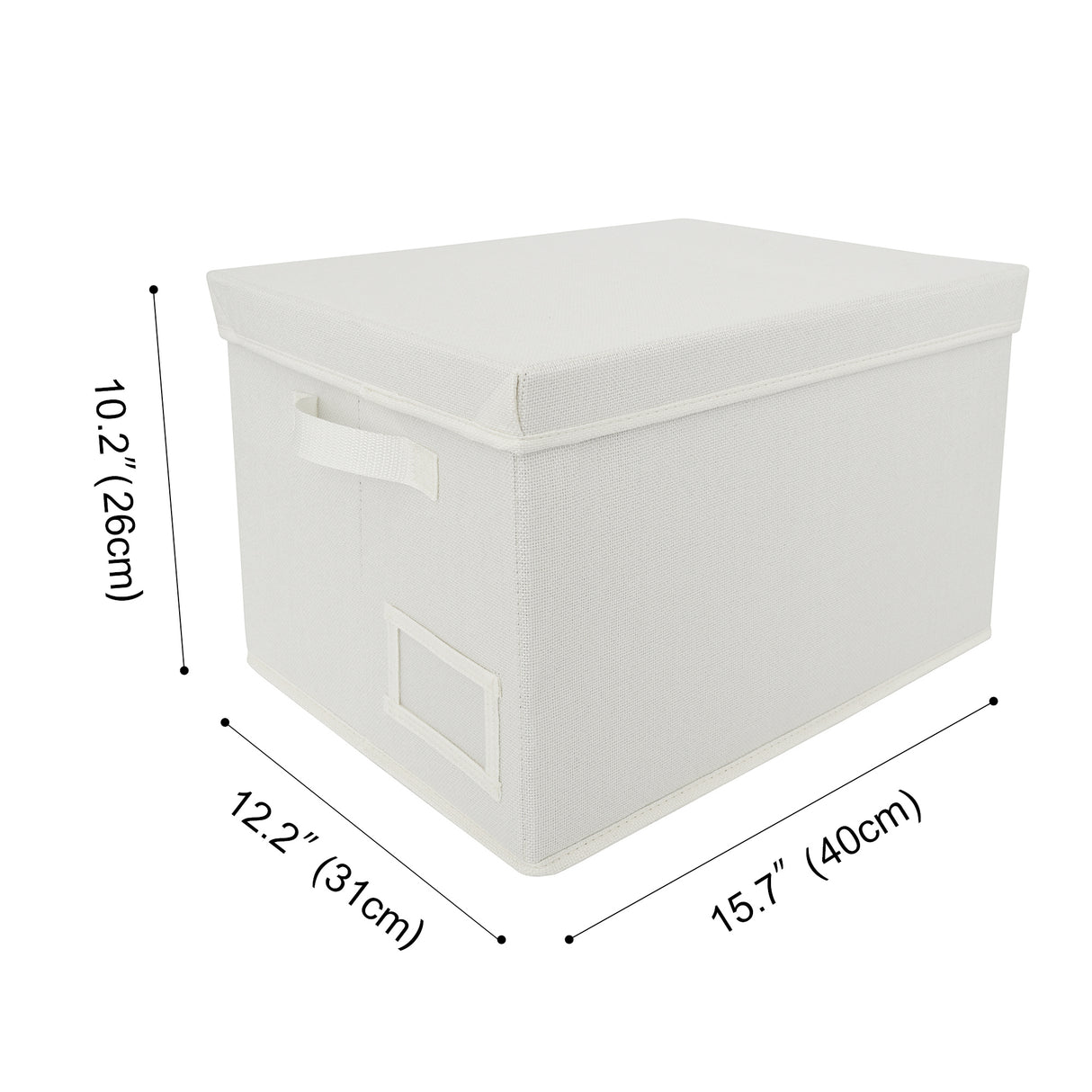 🍀Large Storage Bins with Lids, Pack of 3