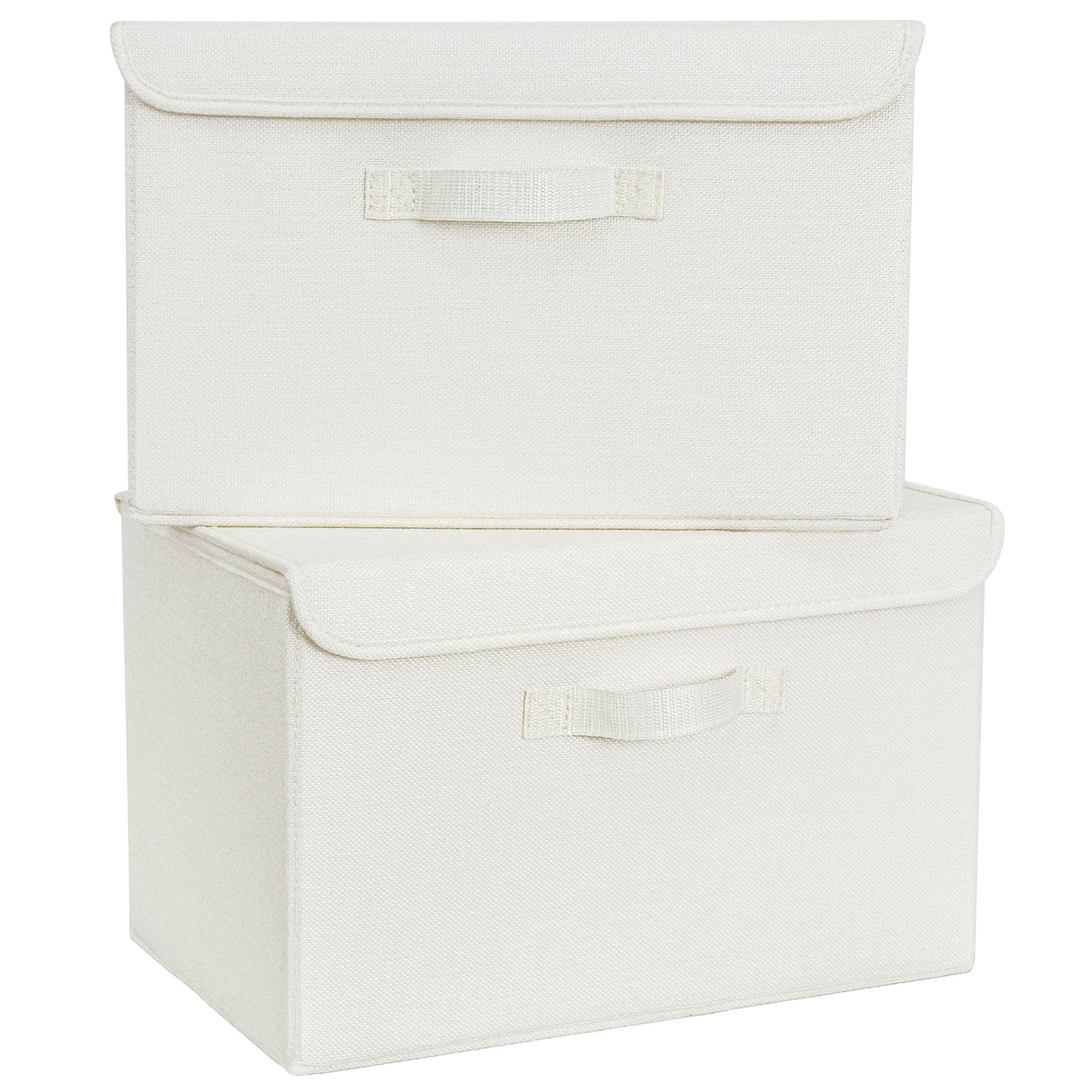 🍀Cloth Storage Bins with Lids, Pack of 2