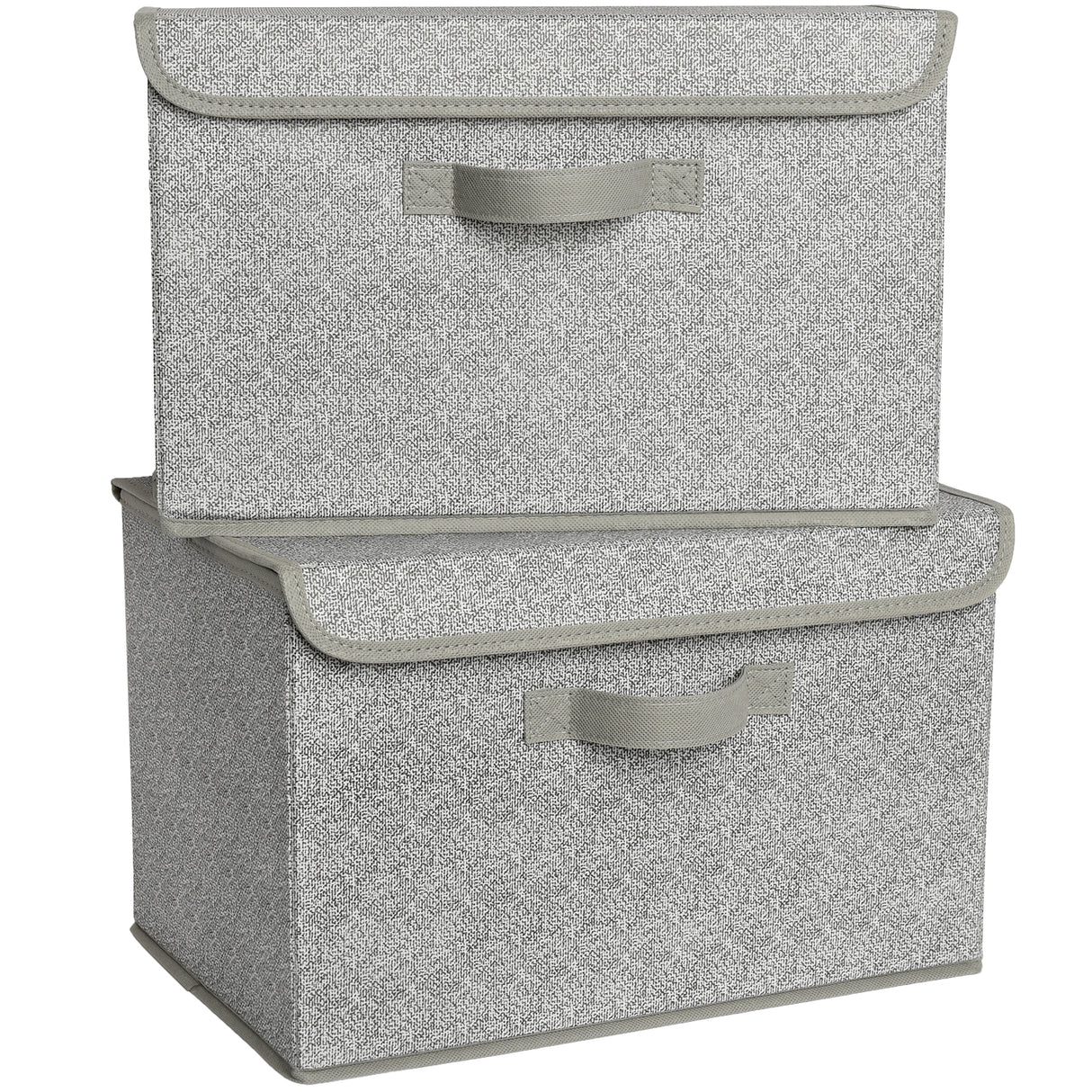 🍀Cloth Storage Bins with Lids, Pack of 2