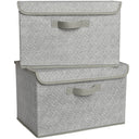 Storage Bins with Flip-up Lids