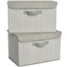 Storage Bins with Flip-up Lids