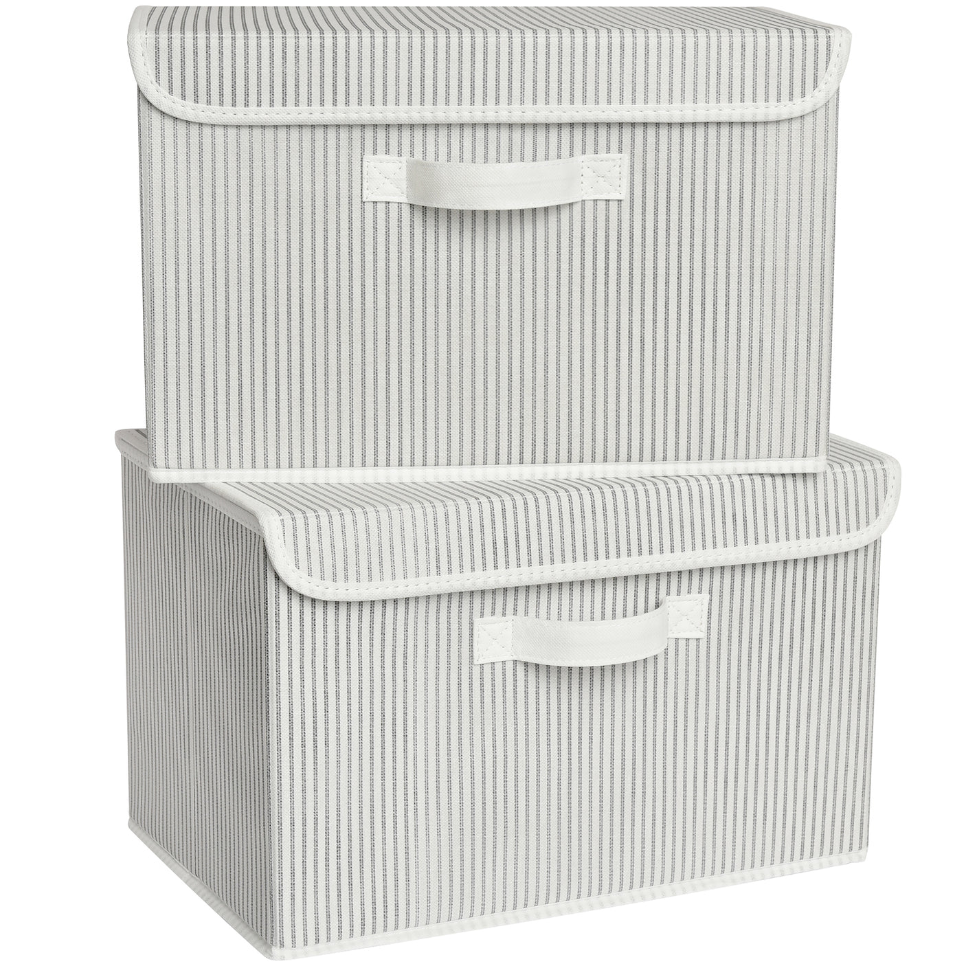 Storage Bins with Flip-up Lids