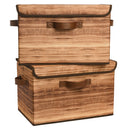 Storage Bins with Flip-up Lids