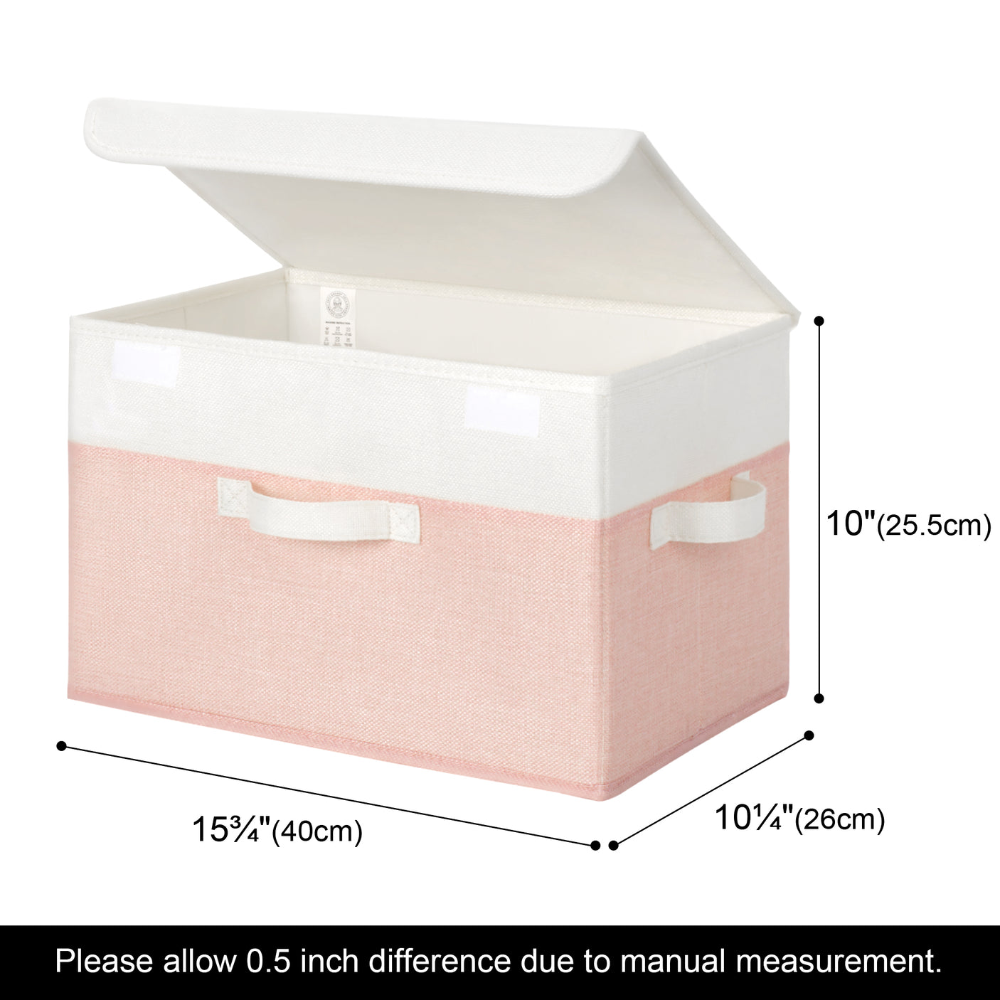 Storage Bins with Flip-up Lids