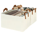 Storage Baskets with Metal Frame, 2 Pack