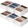 5-Grid Drawer Clothes Organizer, 6 Pack