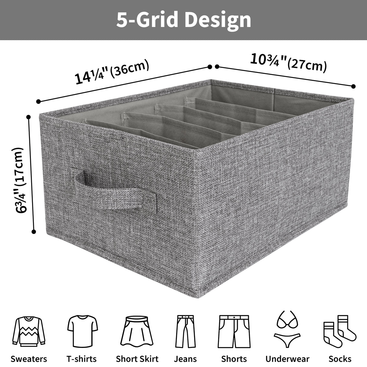 🍀Closet Storage Organizers, Pack of 2