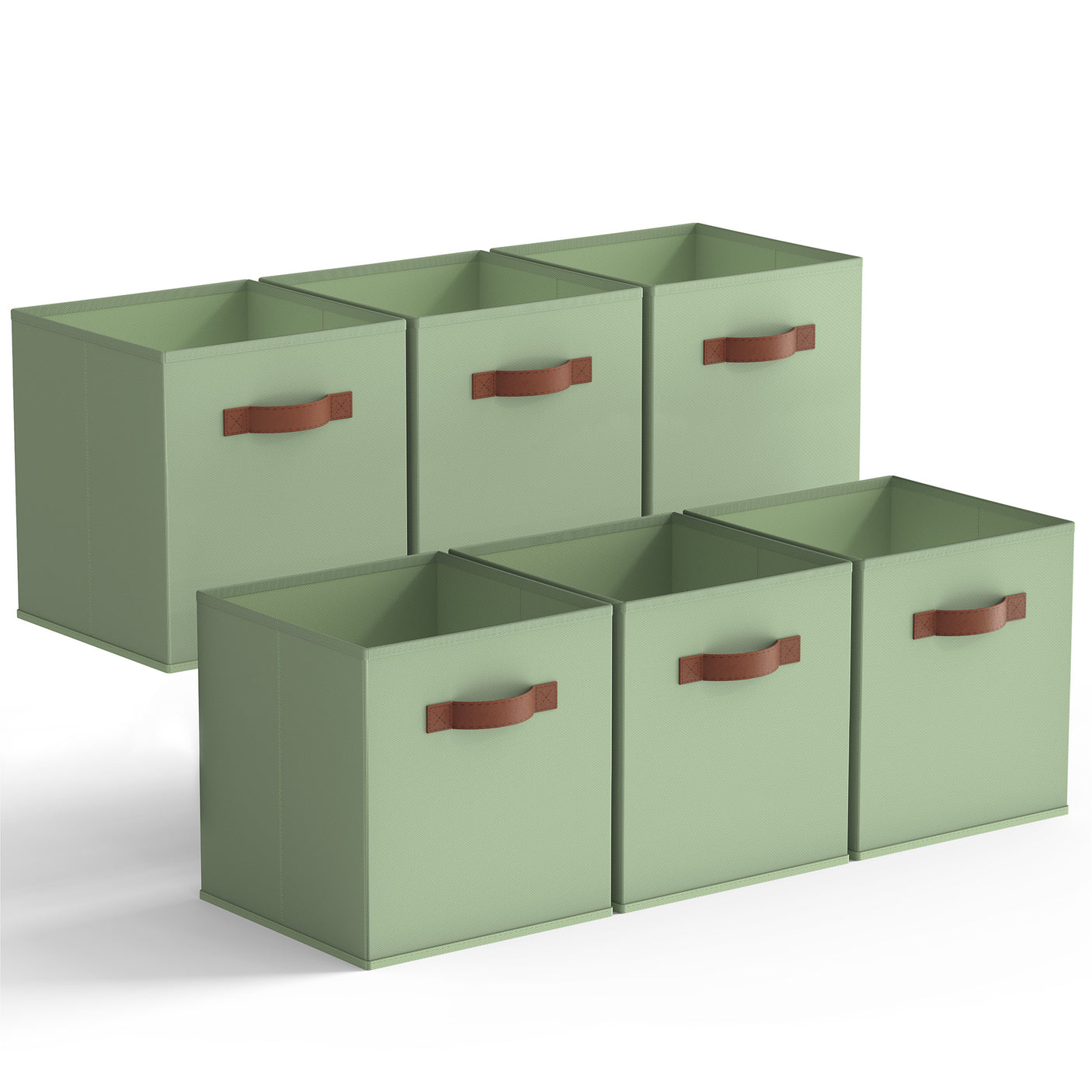Cube Storage Bins, 13 x 13 inches, 6 Pack