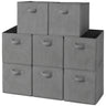 Fabric Cube Storage Bins with Handle, 8 Pack